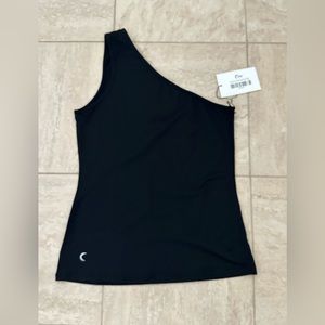 Zyia Black One Shoulder Tank